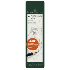 Faber-Castell Pitt Graphite Matt set 6st | Blyerts- & Grafitpennor