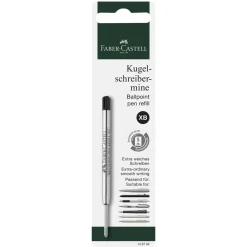 Faber-Castell refill till kulspetspennor XB, svart bläck