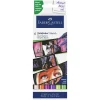 Faber-Castell Sketch Marker Graphic Novel, 6 tuschpennor med dubbelspets | Tuschpennor & Markers