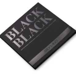 Fabriano ritblock med svarta ark 20x20 cm, 20 ark, 300 grams ytvikt | Block