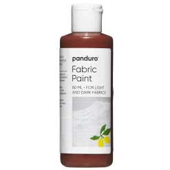 Panduro Fabric Paint Fabric paint 80 ml – brun textilfärg för både ljust och mörkt tyg
