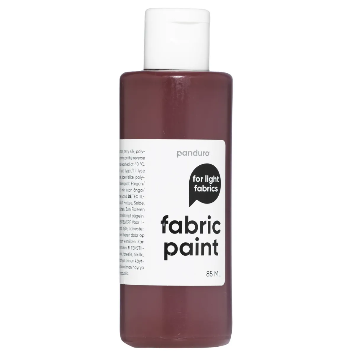 Panduro Fabric Paint Fabric Paint 85 ml – brun textilfärg för ljust tyg | Textilfärger