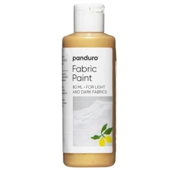 Panduro Fabric Paint Fabric paint 80 ml – guldig textilfärg för både ljust och mörkt tyg