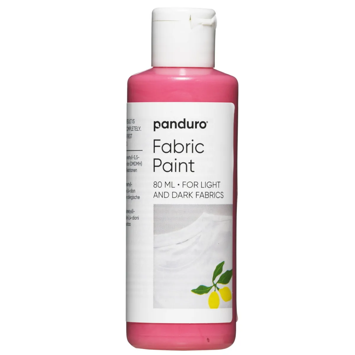 Panduro Fabric Paint Fabric paint 80 ml – ljusrosa textilfärg för både ljust och mörkt tyg