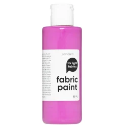 Panduro Fabric Paint Fabric Paint 85 ml – mörkrosa textilfärg för ljust tyg | Textilfärger