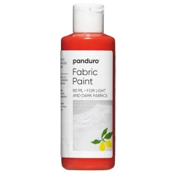 Panduro Fabric Paint Fabric paint 80 ml – orange textilfärg för både ljust och mörkt tyg