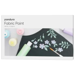 Panduro Fabric Paint Fabric paint 5×80 ml Pastel – 5 textilfärger i pastellfärger för både ljust och mörkt tyg