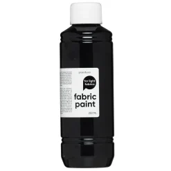 Panduro Fabric Paint Fabric Paint 250 ml – svart textilfärg för ljust tyg | Textilfärger