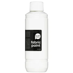Panduro Fabric Paint Fabric Paint 250 ml – vit täckande textilfärg för mörkt tyg
