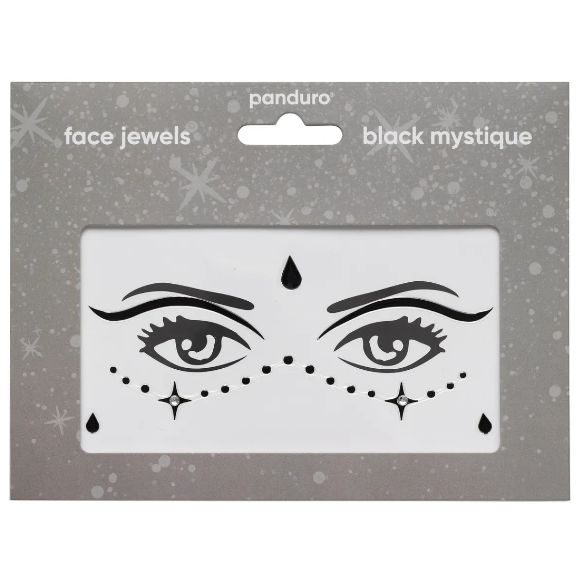 Panduro Hobby Face Jewels Black Mystique – stickers & ansiktssmycke för utklädnad och maskerad | Barn Ansikts- Och Nageldekor