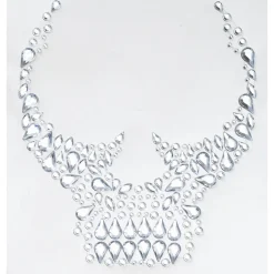Panduro Hobby Face Jewels Bling Skull – ansiktssmycke för utklädnad och halloween! | Barn Ansikts- Och Nageldekor