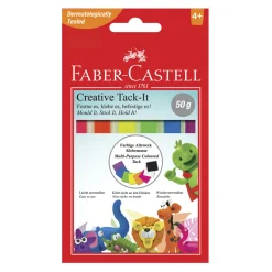 Faber-Castell FC Häftmassa Tack-It, 6 färger | Häftmassa