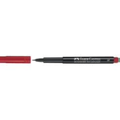Faber-Castell FC Multimark S perm. Röd | Märkpennor & Lackpennor