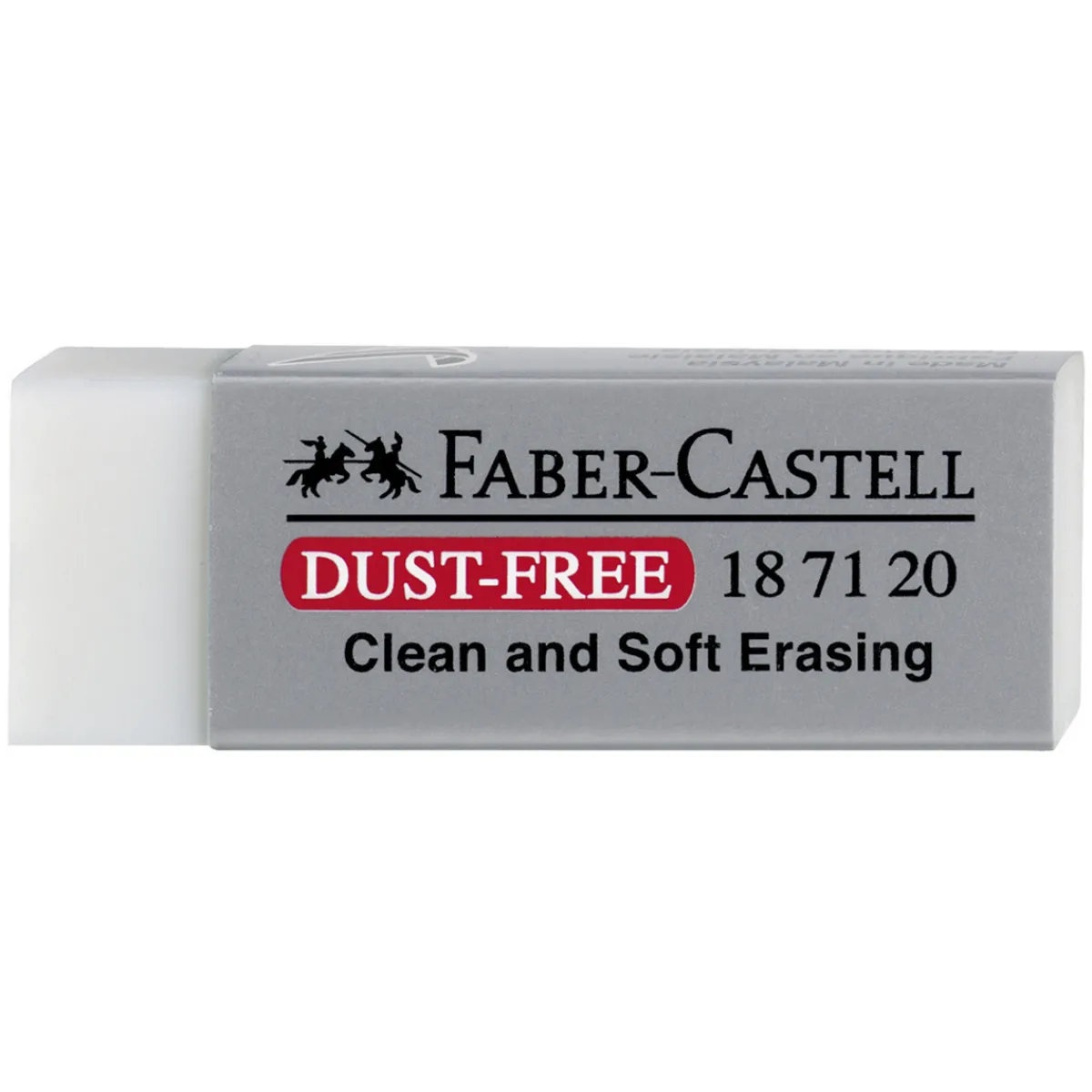 Faber-Castell FC suddgummi Dust-Free vit | Suddgummi