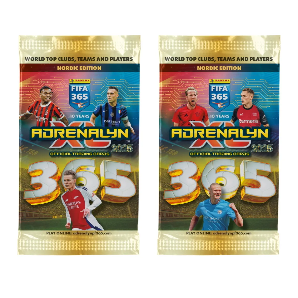 Barn Panini FIFA 365 Adrenalyn XL 2025 – OBS! Priset avser endast ETT boosterpack (6 kort)
