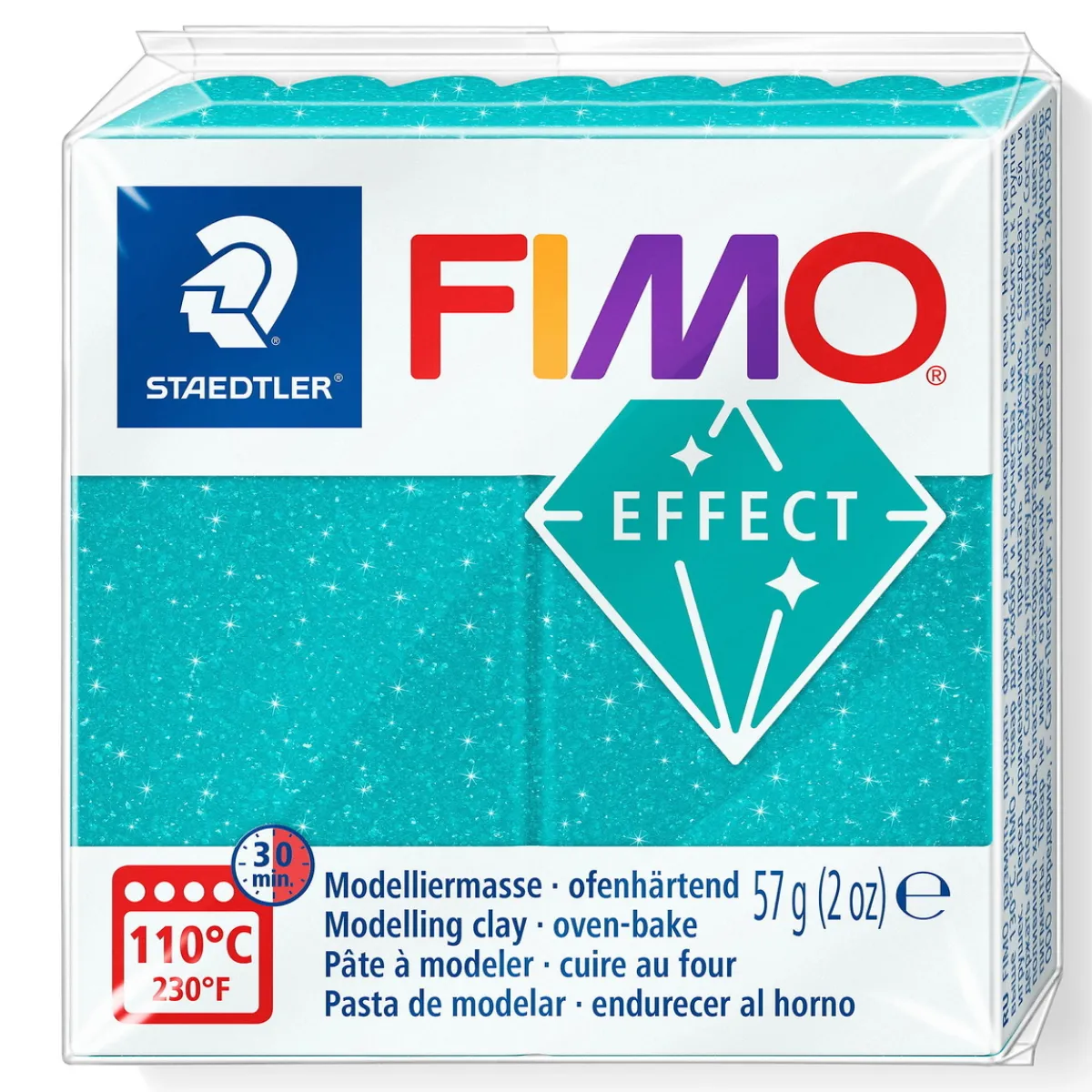 FIMO effect galaxy modellera 57 g – turquiose 392 | Fimolera