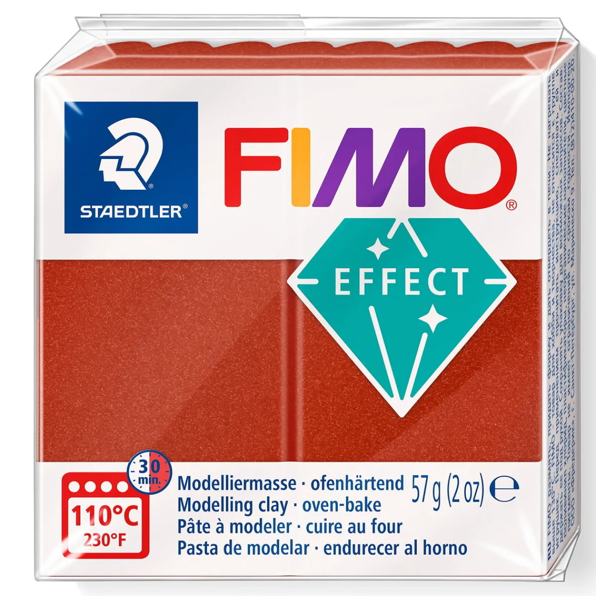 FIMO effect metallic modellera 57 g – copper 27