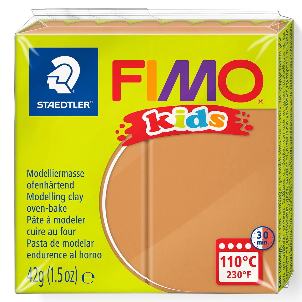FIMO kids ljusbrun 42 g | Barn Ugnshärdande Lera