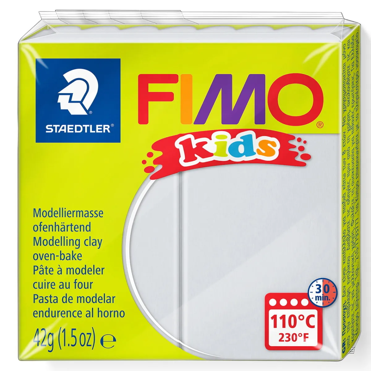FIMO kids ljusgrå 42 g | Barn Ugnshärdande Lera