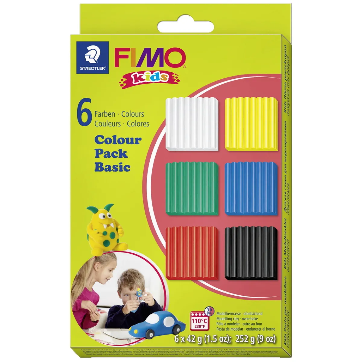 Barn FIMO kids 6-pack Basic