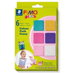 FIMO kids 6-pack Pink bling | Barn Ugnshärdande Lera