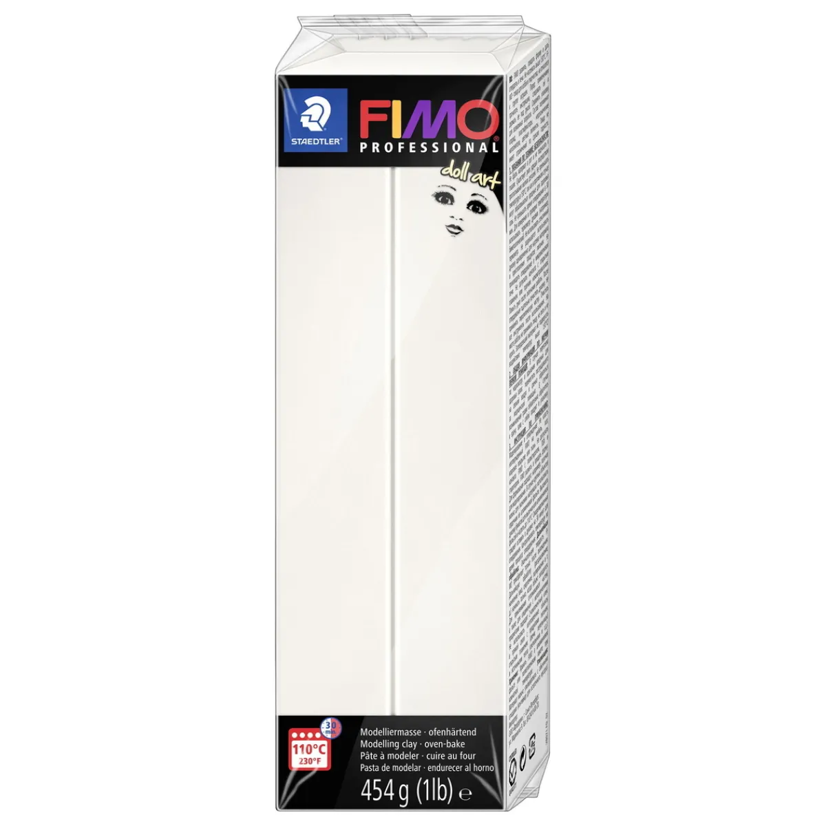 FIMO Professional 454 g porslinsvit – modellera för fina detaljer | Övrig Lera
