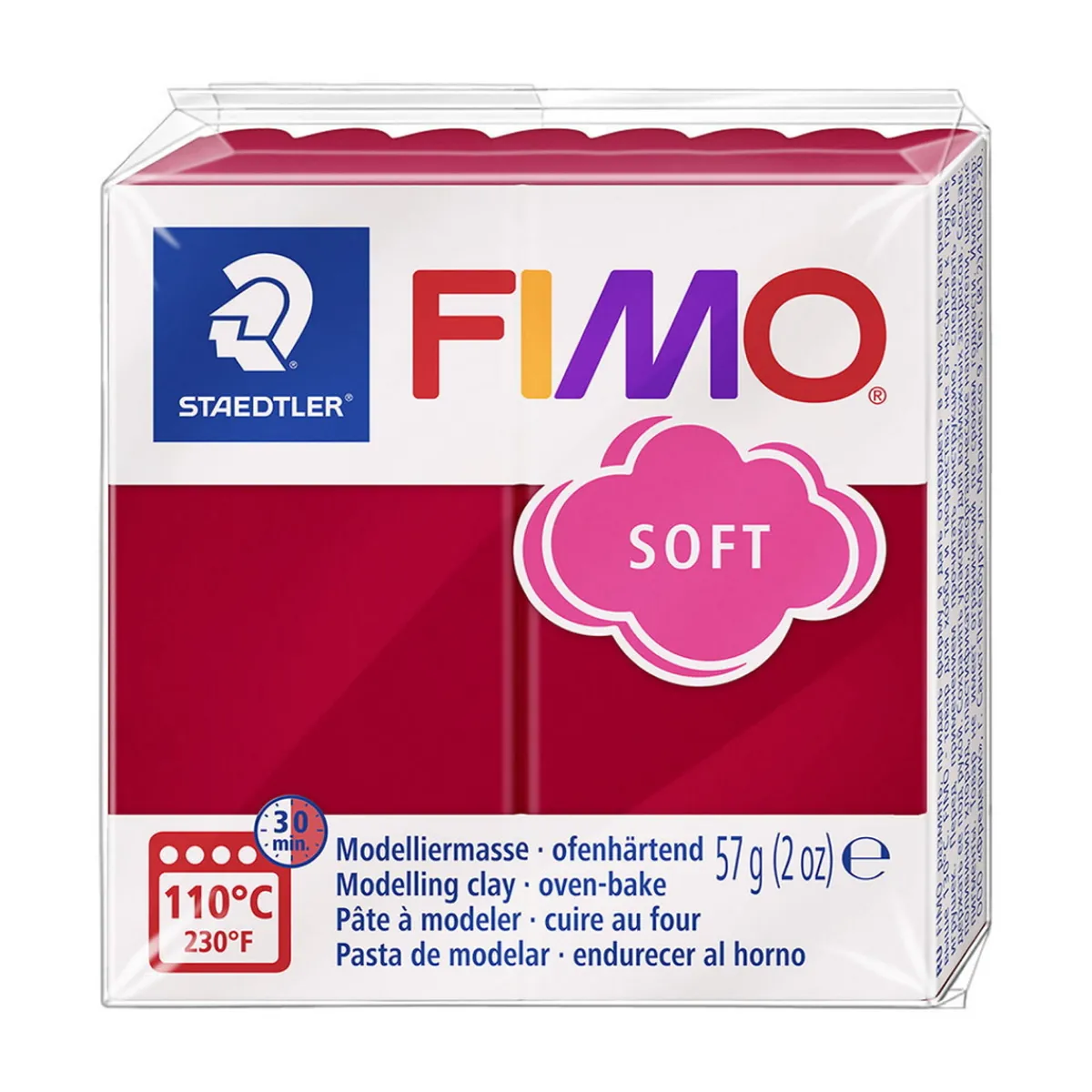 FIMO Soft 57g Cherry Red | Fimolera