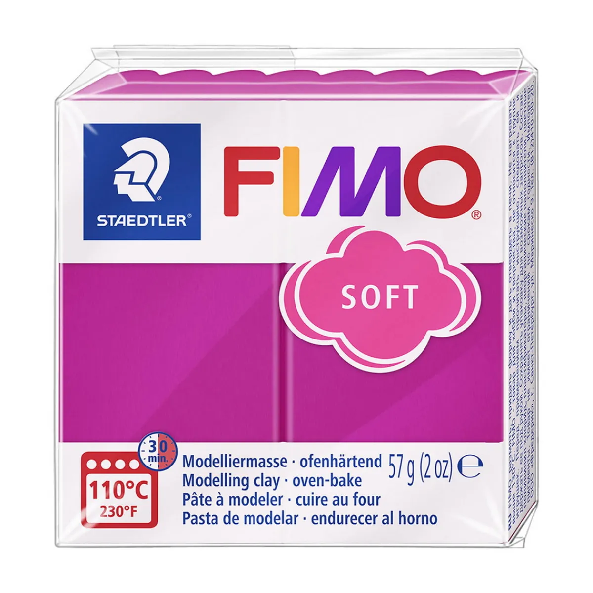 FIMO Soft 57g Raspberry | Fimolera