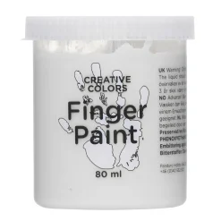 Barn Creative Colors Fingerfärg 80ml Vit