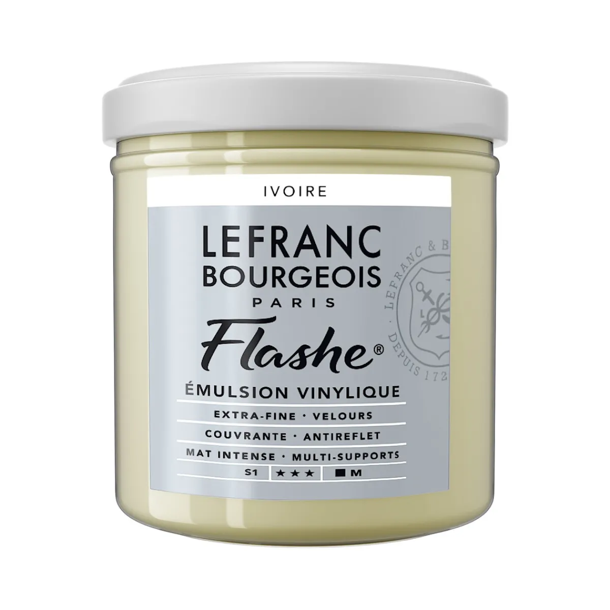 LEFRANC BOURGEOIS Flashe vinylfärg 125 ml Ivory 019 | Övriga Färger