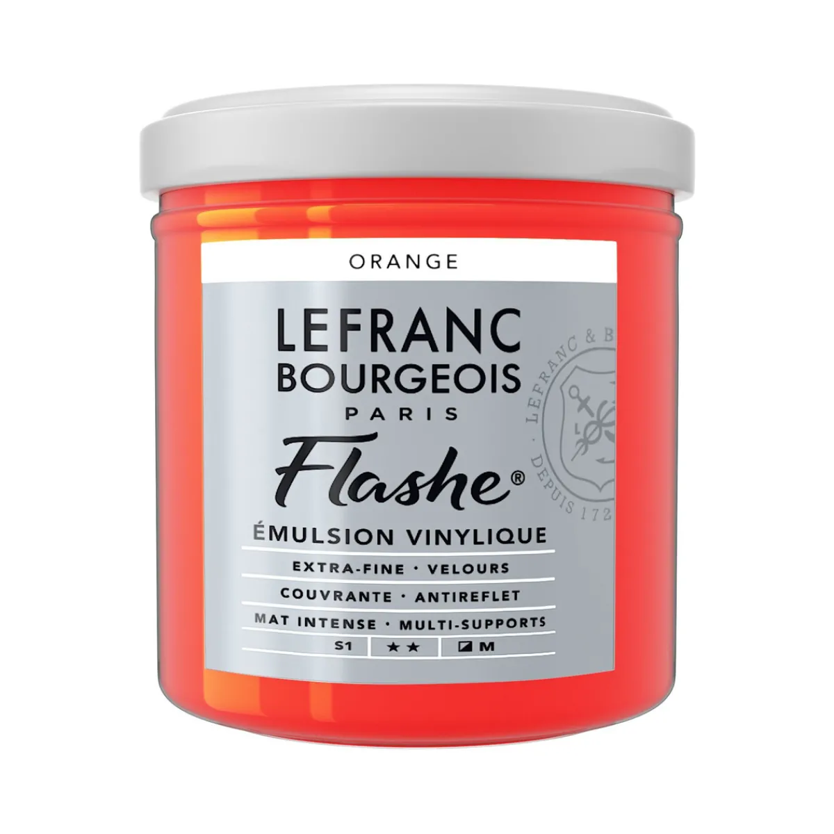 LEFRANC BOURGEOIS Flashe vinylfärg 125 ml Orange 201