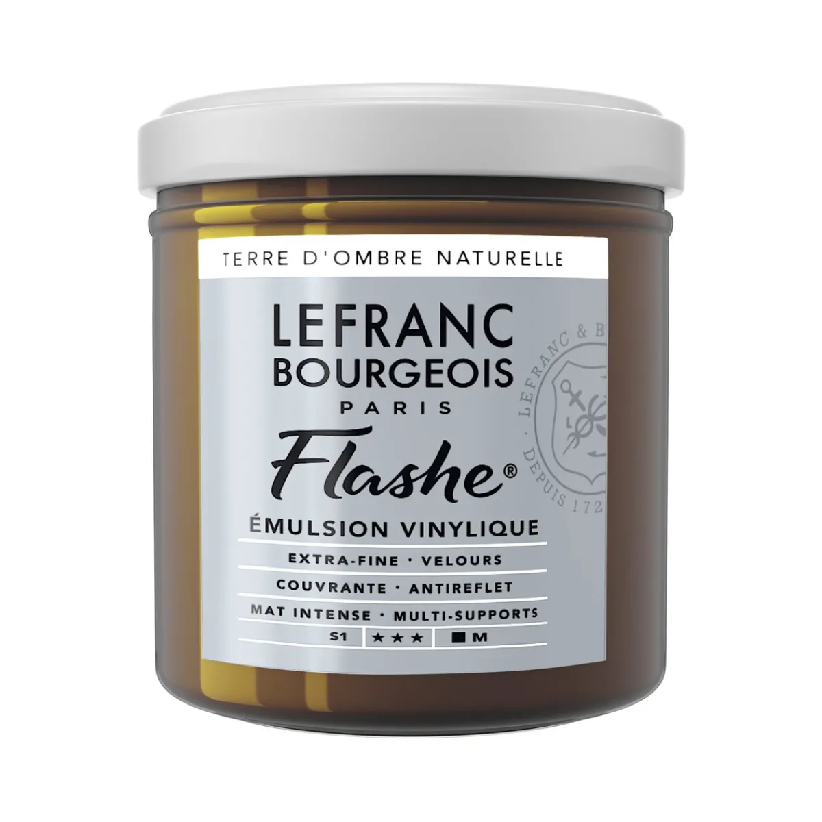 LEFRANC BOURGEOIS Flashe vinylfärg 125 ml Raw Umber 478