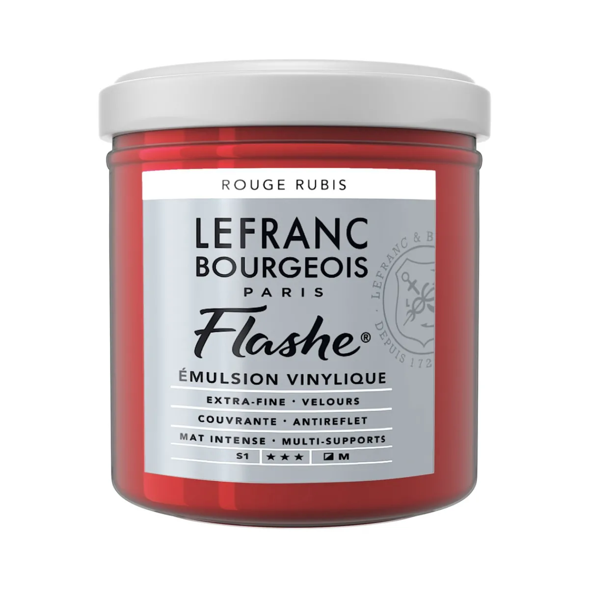 LEFRANC BOURGEOIS Flashe vinylfärg 125 ml Ruby Red 388 | Övriga Färger