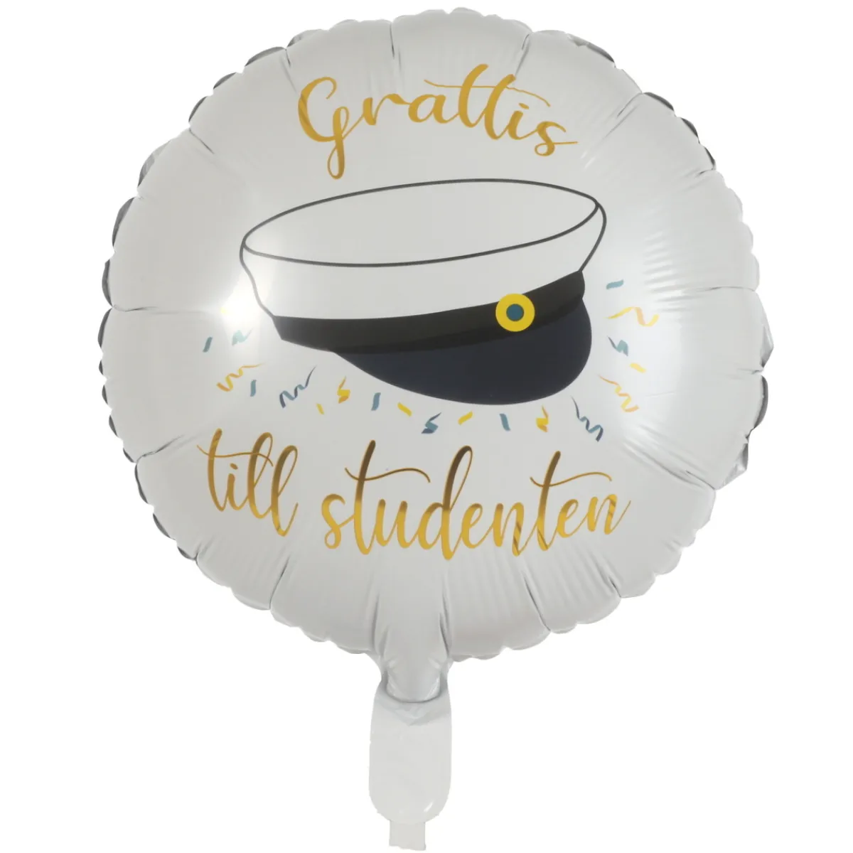 Barn Joker Folieballong 44 cm i diameter – Grattis till studenten
