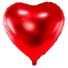 PartyDeco Folieballong rött hjärta, diameter 45 cm – love is in the air! | Barn Ballonger