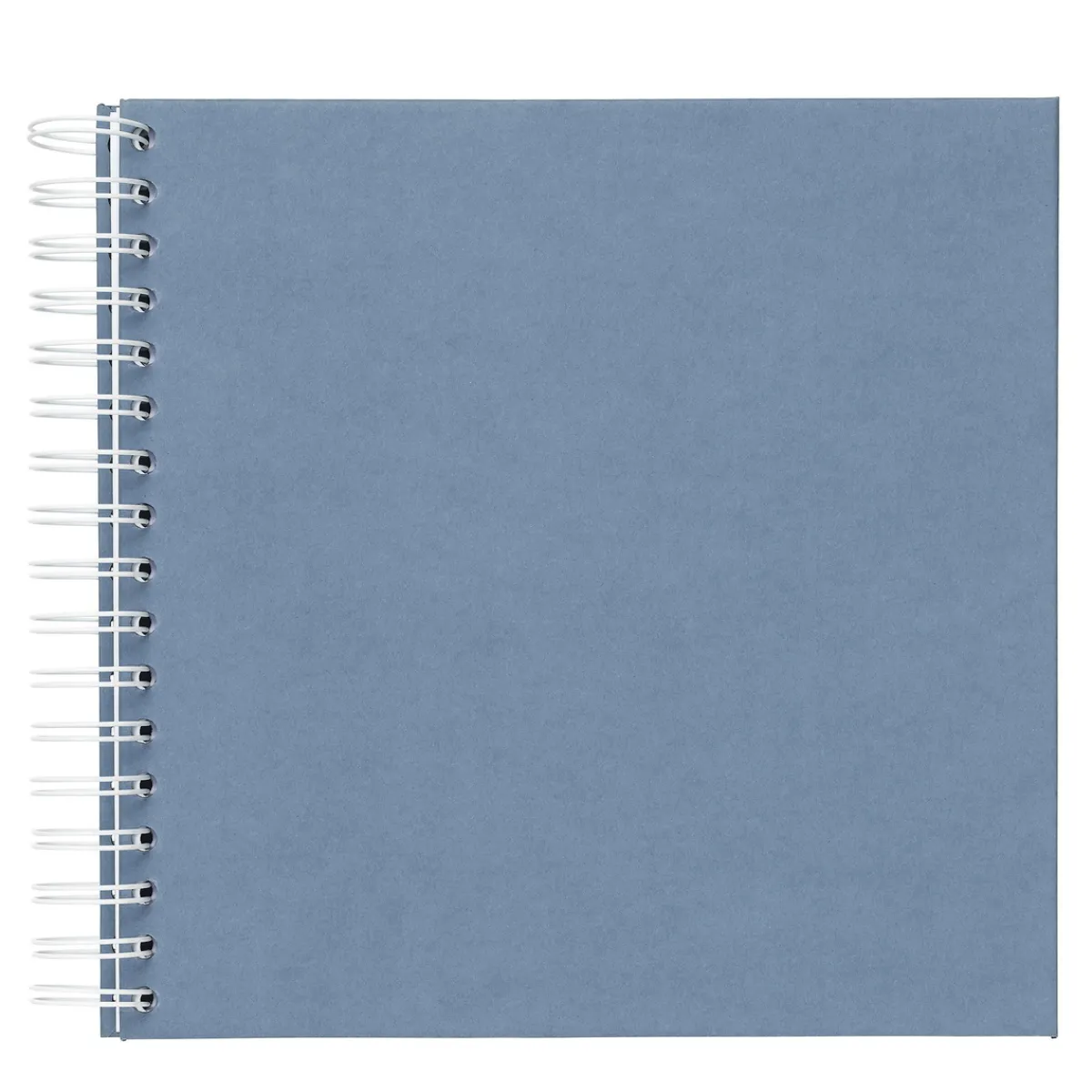 Panduro Hobby Fotoalbum med spiralbindning, 22×22 cm, kraft, 25 vita ark, 225 g/m²