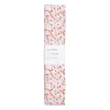 Panduro Hobby Färdigskuren tygbit 100×70 cm – rosa & röda ängsblommor på vit bakgrund