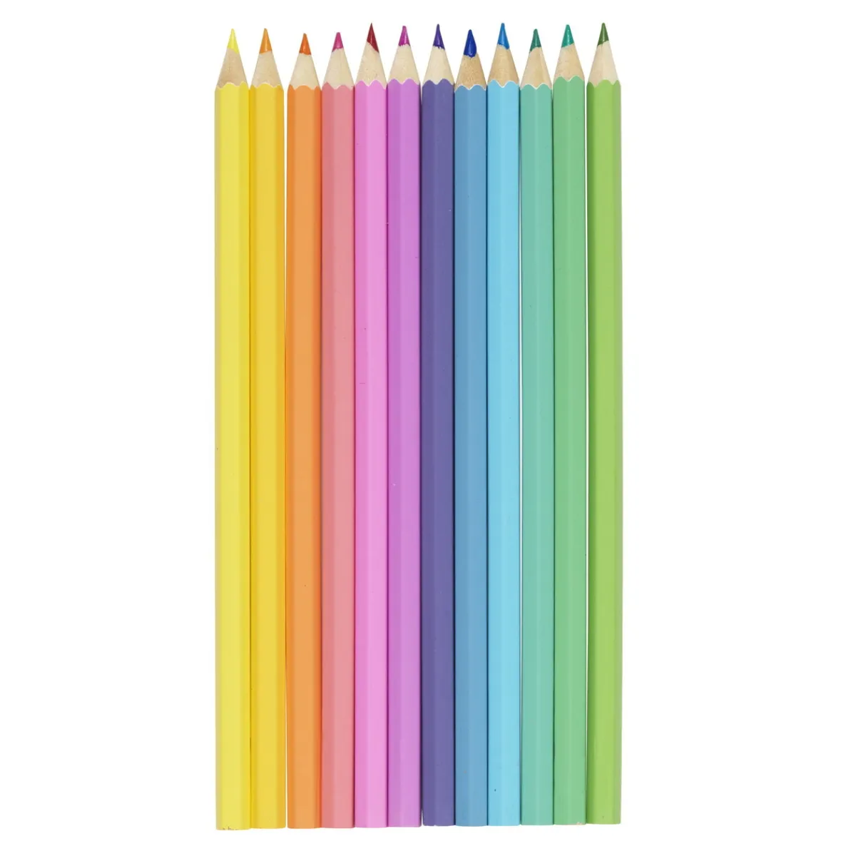 Creative Colors Färgpennor 12p pastell | Barn Barnpennor