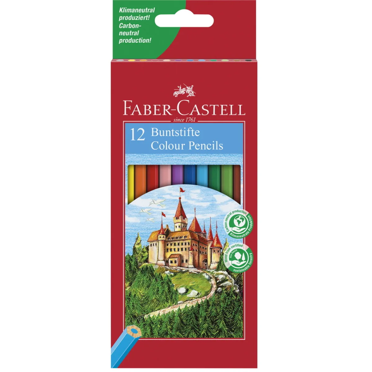 Barn Faber-Castell Färgpennor Slott 12p