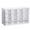 Panduro Hobby Förvaringsbyrå med 16 lådor, 22,6×8,8×14,4 cm | Plastlådor & Burkar