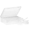 Panduro Hobby Förvaringslåda av transparent plast med 30 små askar, 22×17,5×6 cm | Förvaringsburkar & Askar