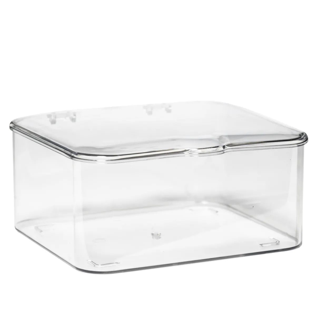 Panduro Hobby Förvaringslåda av transparent hårdplast, 18×18×9 cm | Förvaringsburkar & Askar
