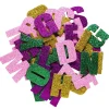 Barn Panduro Hobby Funky Foam Bokstäver med glitter, 100 bitar självhäftande dekorgummi, A–Z, längd 32 mm