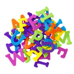 Panduro Hobby Funky Foam självhäftande dekorgummi bokstäver & siffror A-Z, 0-9, 200 st. | Barn Funky Foam