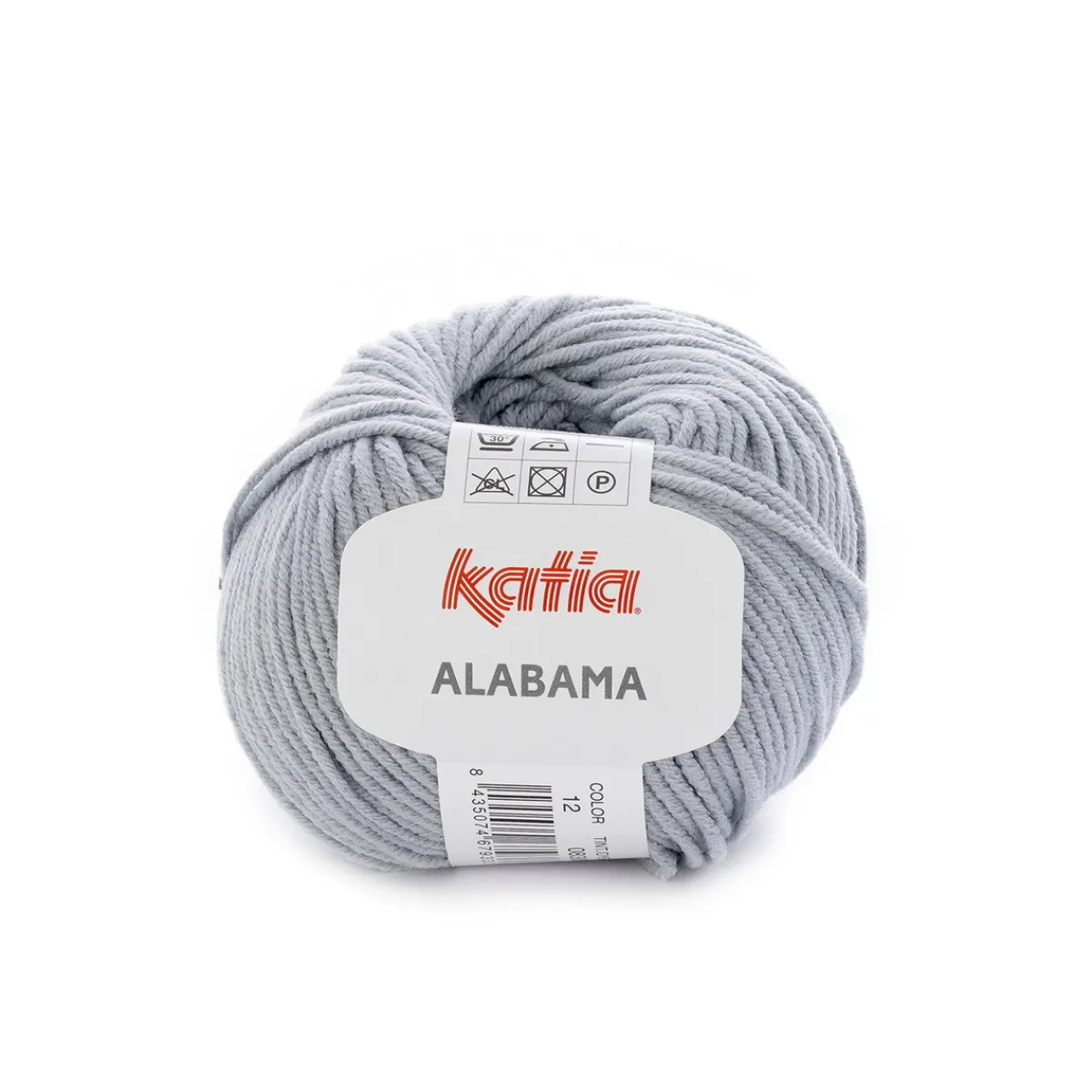Katia Garn Alabama 50g mörkgrå | Bomullsgarn