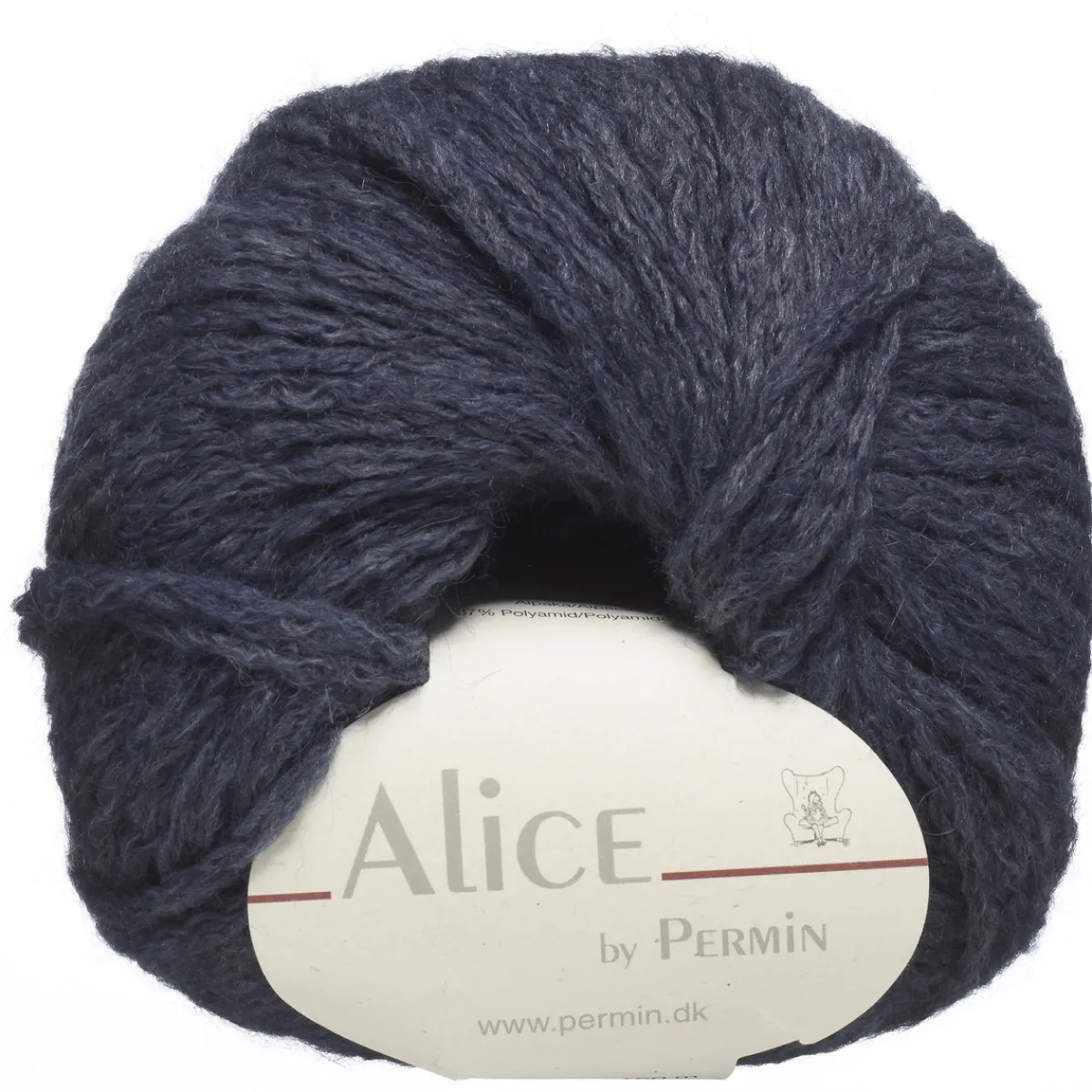 Yarn By Permin Garn Alice 50g jeansblå | Ullgarn