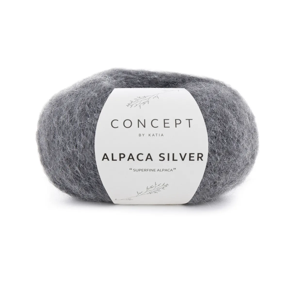 Katia Garn Alpaca silver 25g m.grå