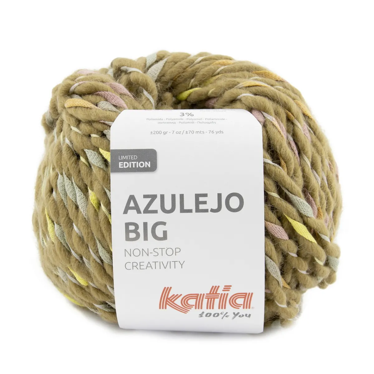 Katia Garn Azulejo Big 200g brun