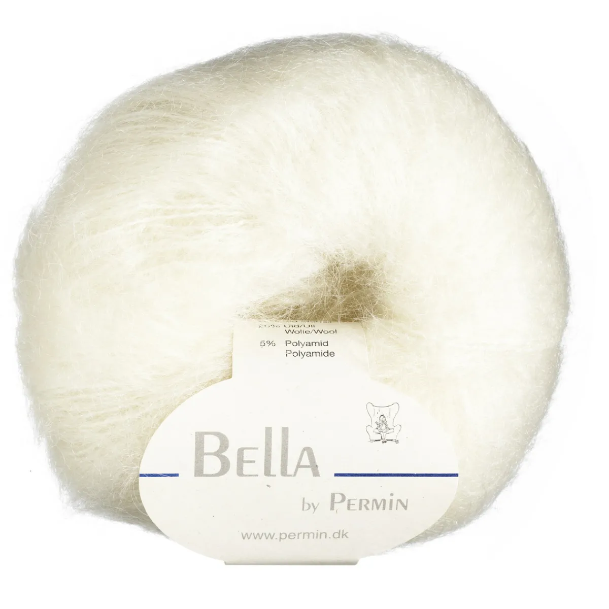 Yarn By Permin Garn Bella 50g creme