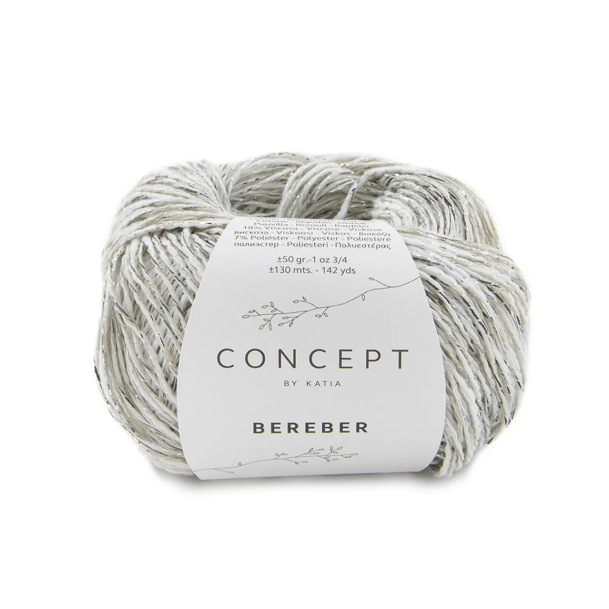 Katia Garn Bereber 50g beige | Blandgarner